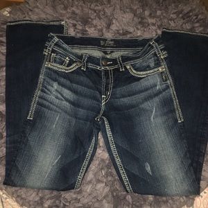 Silver Jeans Suki 17” W30/L33